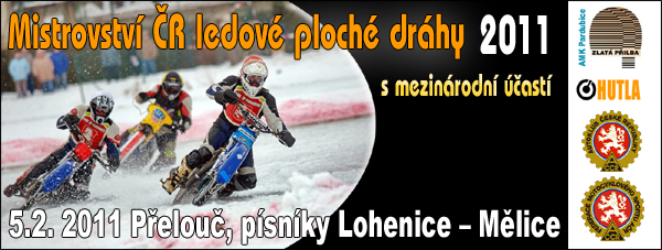 Mistrovství ČR ledové ploché dráhy  2011 - Přelouč, Lohenice - Mělice